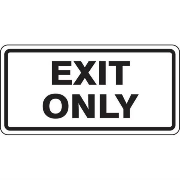 Accuform FACILITY TRAFFIC SIGN 12 in X 24 in FRR259RA - main